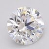 1.06 Carat Round Shaped Excellent Cut G- VVS2 Lab Grown Diamond