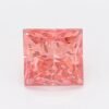 1.06 Carat Princess Shaped Very Good Cut Pink- VS2 Lab Grown Diamond