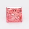 1.06 Carat Princess Shaped Good Cut Pink- VS2 Lab Grown Diamond