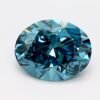 1.07 Carat Oval Shaped Good Cut Blue- SI2 Lab Grown Diamond