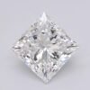 1.07 Carat Princess Shaped Excellent Cut E- VS1 Lab Grown Diamond