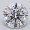 1.07 Carat Round Shaped Excellent Cut E- VS1 Lab Grown Diamond