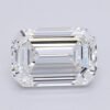 1.07 Carat Emerald Shaped Excellent Cut E- VVS2 Lab Grown Diamond