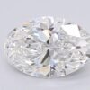 1.07 Carat Oval Shaped Excellent Cut E- VVS2 Lab Grown Diamond