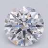 1.07 Carat Round Shaped Excellent Cut E- VVS2 Lab Grown Diamond