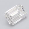1.07 Carat Emerald Shaped Excellent Cut F- VS1 Lab Grown Diamond