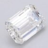 1.07 Carat Emerald Shaped Excellent Cut F- VS1 Lab Grown Diamond