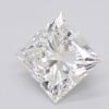 1.07 Carat Princess Shaped Excellent Cut F- VS1 Lab Grown Diamond