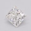 1.07 Carat Princess Shaped Excellent Cut F- VS1 Lab Grown Diamond