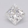 1.07 Carat Princess Shaped Excellent Cut F- VS1 Lab Grown Diamond