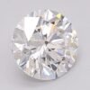 1.07 Carat Round Shaped Excellent Cut F- VS1 Lab Grown Diamond