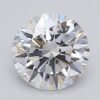 1.07 Carat Round Shaped Excellent Cut F- VS1 Lab Grown Diamond
