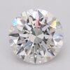 1.07 Carat Round Shaped Excellent Cut F- VS1 Lab Grown Diamond