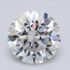 1.07 Carat Round Shaped Excellent Cut F- VS1 Lab Grown Diamond