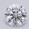 1.07 Carat Round Shaped Excellent Cut F- VS1 Lab Grown Diamond