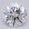 1.07 Carat Round Shaped Excellent Cut F- VS1 Lab Grown Diamond