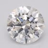 1.07 Carat Round Shaped Excellent Cut F- VS1 Lab Grown Diamond