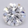 1.07 Carat Round Shaped Excellent Cut F- VS1 Lab Grown Diamond