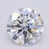 1.07 Carat Round Shaped Excellent Cut F- VS1 Lab Grown Diamond