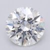 1.07 Carat Round Shaped Excellent Cut F- VS2 Lab Grown Diamond
