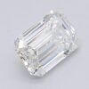 1.07 Carat Emerald Shaped Excellent Cut F- VVS2 Lab Grown Diamond