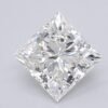 1.07 Carat Princess Shaped Excellent Cut F- VVS2 Lab Grown Diamond