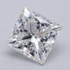1.07 Carat Princess Shaped Excellent Cut F- VVS2 Lab Grown Diamond
