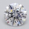1.07 Carat Round Shaped Excellent Cut F- VVS2 Lab Grown Diamond