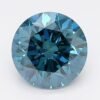1.07 Carat Round Shaped Ideal Cut Blue- VS2 Lab Grown Diamond