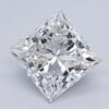 1.07 Carat Princess Shaped Excellent Cut G- VS1 Lab Grown Diamond