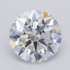 1.07 Carat Round Shaped Excellent Cut G- VS1 Lab Grown Diamond