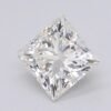 1.07 Carat Princess Shaped Excellent Cut G- VS2 Lab Grown Diamond
