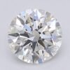 1.07 Carat Round Shaped Excellent Cut G- VS2 Lab Grown Diamond