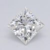 1.07 Carat Princess Shaped Excellent Cut G- VVS2 Lab Grown Diamond