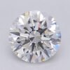 1.07 Carat Round Shaped Excellent Cut G- VVS2 Lab Grown Diamond