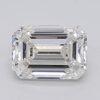 1.07 Carat Emerald Shaped Excellent Cut H- VS1 Lab Grown Diamond