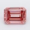 1.07 Carat Emerald Shaped Good Cut Pink- VS2 Lab Grown Diamond