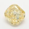1.07 Carat Cushion Shaped Good Cut Yellow- VS2 Lab Grown Diamond