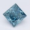 1.07 Carat Princess Shaped Good Cut Blue- VS2 Lab Grown Diamond