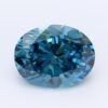 1.08 Carat Oval Shaped Good Cut Blue- VVS2 Lab Grown Diamond