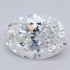 1.08 Carat Oval Shaped Excellent Cut E- SI1 Lab Grown Diamond