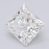 1.08 Carat Princess Shaped Excellent Cut E- VS1 Lab Grown Diamond