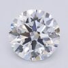 1.08 Carat Round Shaped Excellent Cut E- VS1 Lab Grown Diamond