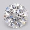1.08 Carat Round Shaped Excellent Cut E- VS1 Lab Grown Diamond