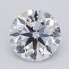 1.08 Carat Round Shaped Excellent Cut E- VS1 Lab Grown Diamond