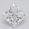 1.08 Carat Princess Shaped Excellent Cut F- VS1 Lab Grown Diamond