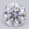 1.08 Carat Round Shaped Excellent Cut F- VS1 Lab Grown Diamond