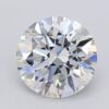 1.08 Carat Round Shaped Excellent Cut F- VS1 Lab Grown Diamond