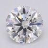 1.08 Carat Round Shaped Excellent Cut F- VS1 Lab Grown Diamond