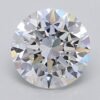 1.08 Carat Round Shaped Excellent Cut F- VS1 Lab Grown Diamond